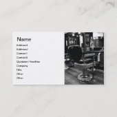 Friseursalon-Visitenkarte Visitenkarte (Rückseite)