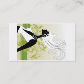 Friseursalon-Visitenkarte Visitenkarte (Rückseite)