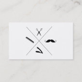 Friseursalon-Visitenkarte Visitenkarte (Rückseite)