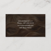 Friseursalon-Visitenkarte Visitenkarte (Rückseite)