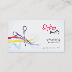 Friseursalon-Visitenkarte Visitenkarte