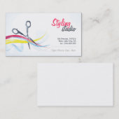 Friseursalon-Visitenkarte Visitenkarte (Vorne/Hinten)