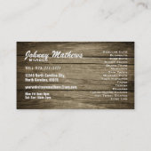 Friseursalon-Visitenkarten Visitenkarte (Rückseite)