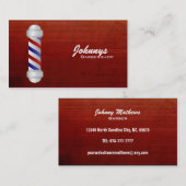 Friseursalon-Visitenkarten Visitenkarte (Vorne/Hinten)