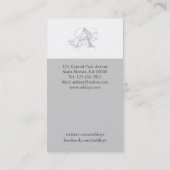 Friseursalon - Visitenkarten Visitenkarte (Rückseite)