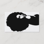 Friseursalon-Visitenkarten Visitenkarte (Rückseite)