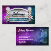 Friseursalon-Visitenkarten Visitenkarte (Vorne/Hinten)