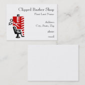 Friseursalon-Visitenkarten Visitenkarte (Vorne/Hinten)