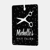 Friseursalon Weihnachtsschmuck (Vorderseite links)