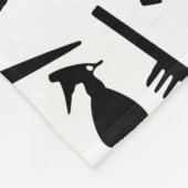 Friseursalon-Werkzeuge Fleecedecke (Ecke)