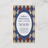 Friseursalondiamanten Visitenkarte (Rückseite)