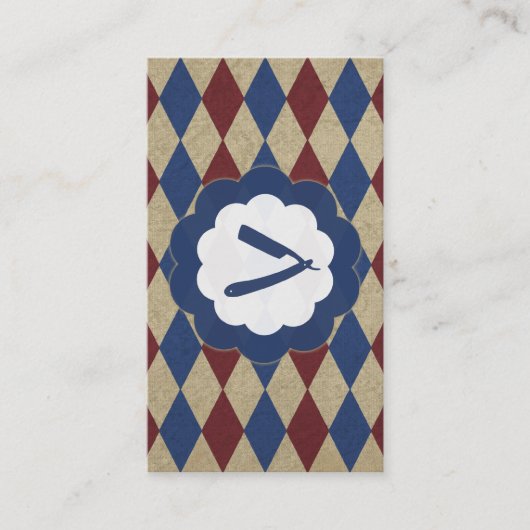 Friseursalondiamanten Visitenkarte (Vorderseite)