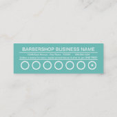 FriseursalonLochkarte Treuekarte (Rückseite)