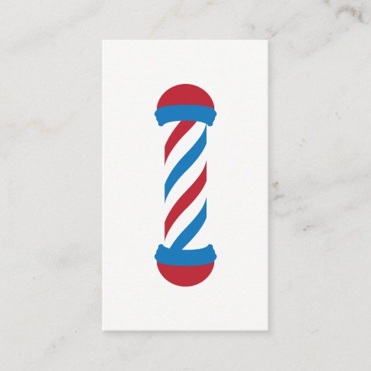 Friseursalonpfosten-Lochkarte Treuekarte (Vorderseite)