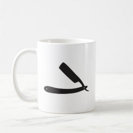 Friseursalonrasiermesser Kaffeetasse