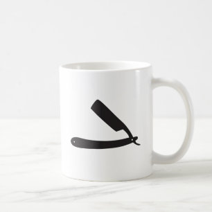 Friseursalonrasiermesser Kaffeetasse