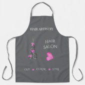 Friseursalons-Mitarbeiteruniform Schürze (Vorderseite)