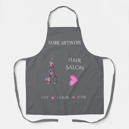 Friseursalons-Uniform Schürze (Vorderseite)
