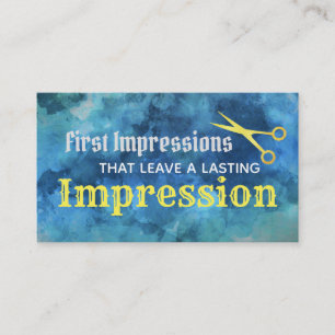 Friseursalonslogan-Visitenkarten Visitenkarte