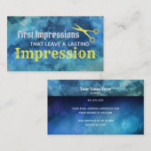 Friseursalonslogan-Visitenkarten Visitenkarte (Vorne/Hinten)