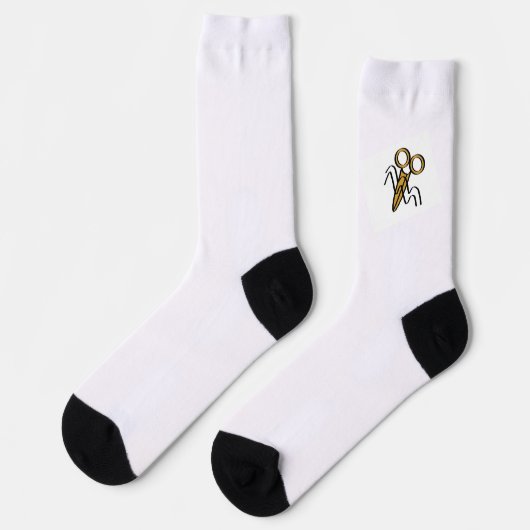 Friseursalonsocken Socken (Linkes Detail)