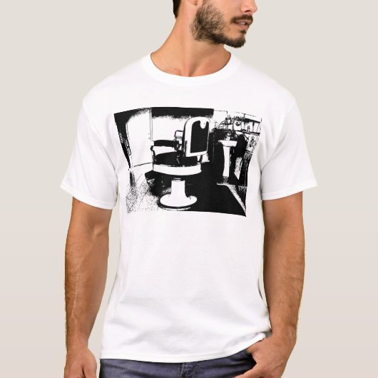 Friseursalonstuhl T-Shirt (Vorderseite)