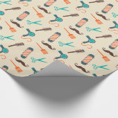 Friseursalonthema Geschenkpapier (Ecke)