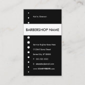 Friseursalonzuckerschädel Visitenkarte (Vorderseite)