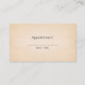 Friseurschere Terminkarte (Rückseite)