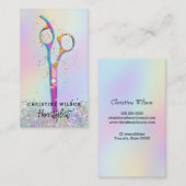 Friseurschere Visitenkarte (Vorne/Hinten)