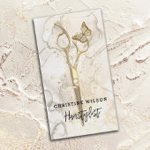 Friseurschere Visitenkarte