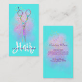 Friseurschere Visitenkarte (Vorne/Hinten)