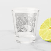 Friseurscheren - Werkzeuge für den Handel Schnapsglas (Rückseite)