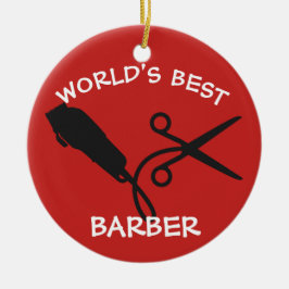 Friseurscherer-Rasiermesserscheren der Welt beste Keramik Ornament