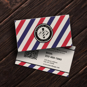 Friseurstriemen Friseursalon-Logo Visitenkarte