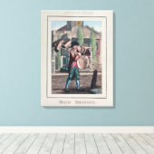 Friseurstuben, Shoreditch Church Leinwanddruck (Insitu (Holzboden))