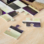 Friseurstuhl und Flaschen Tonic Puzzle (Seite)