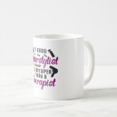 Friseurstylistin Barber Schere Therapy Geschenk Id Kaffeetasse (VorderseiteRechts)