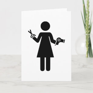 Friseursymbol Karte