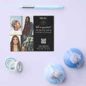 Friseurtermin Haar Flechten Geschäft Logo Fotos Flyer (Einzeln)