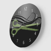 Friseuruhr Große Wanduhr (Winkel)