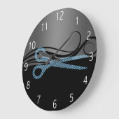 Friseuruhr Große Wanduhr (Winkel)