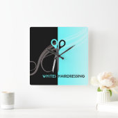 Friseuruhr Quadratische Wanduhr (Zuhause)