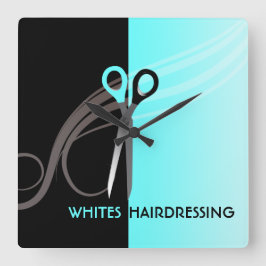 Friseuruhr Quadratische Wanduhr