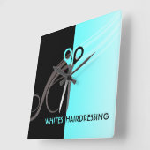 Friseuruhr Quadratische Wanduhr (Winkel)