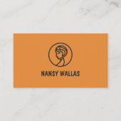 Friseurvisitenkarte Visitenkarte (Vorderseite)