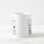 Friseurwerbung für Barber oder Gents Kaffeetasse (Mittel)