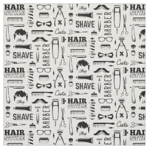Friseurwerksmuster Stoff