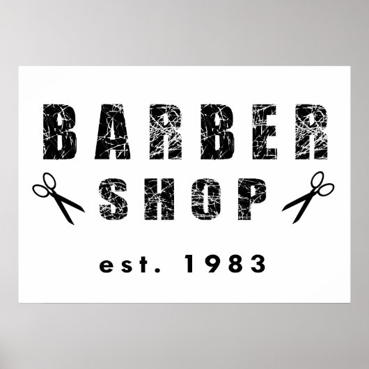Friseurwerkstatt Poster (Vorne)