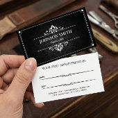 Friseurzettelkarte - Schatten des Damaskus Terminkarte